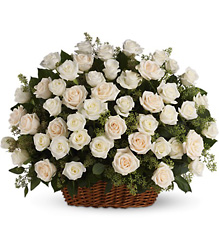 Bountiful Rose Basket from Olney's Flowers of Rome in Rome, NY